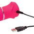 Happyrabbit Thrusting - oplaadbare vibrator met klitorisstimulatie (roze)