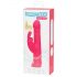 Happyrabbit Thrusting - oplaadbare vibrator met klitorisstimulatie (roze)