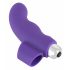 SMILE Finger - golvend siliconen vinger vibrator (paars)