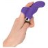 SMILE Finger - golvend siliconen vinger vibrator (paars)