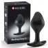 mystim Rocking Force S - elektro plug dildo klein (zwart)