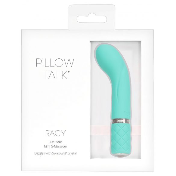 Pillow Talk Racy - slanke G-spot vibrator, oplaadbaar (turquoise)