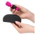 PalmPower Pocket Wand - mini vibrator massager (roze-zwart)