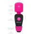 PalmPower Pocket Wand - mini vibrator massager (roze-zwart)