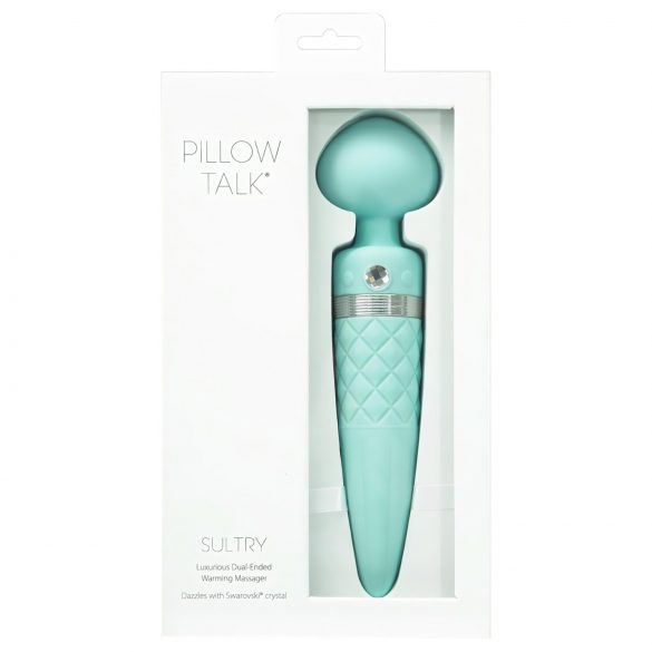 Pillow Talk Sultry - verwarmende, masserende vibrator (turquoise)