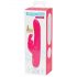 Happyrabbit Curve Slim - waterdichte roze vibrator met clitstimulator