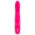 Happyrabbit Curve Slim - waterdichte roze vibrator met clitstimulator