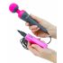 PalmPower Wand - oplaadbare vibrator (roze-grijs)