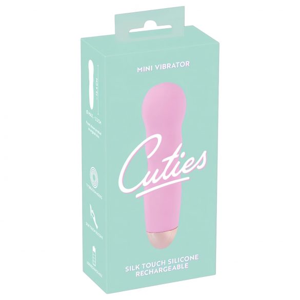 Cuties Mini Roos - oplaadbare golvend vibrator (roze)