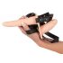 You2Toys - Oplaadbare dubbele strap-on vibrator (huidkleur)