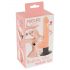 Nature Skin M - Realistische siliconen vibrator met zuignap (natuurlijk)