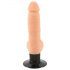 Nature Skin M - Realistische siliconen vibrator met zuignap (natuurlijk)