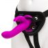 Happyrabbit Strap-On - Paars konijnenplezier vibratie!