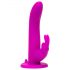 Happyrabbit Strap-On - Paars konijnenplezier vibratie!