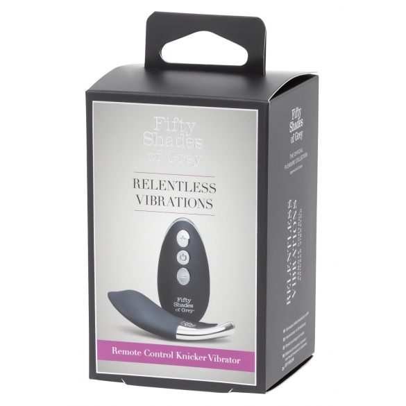 Vijftig tinten grijs Relentless - clitoris vibrator (zwart-zilver)