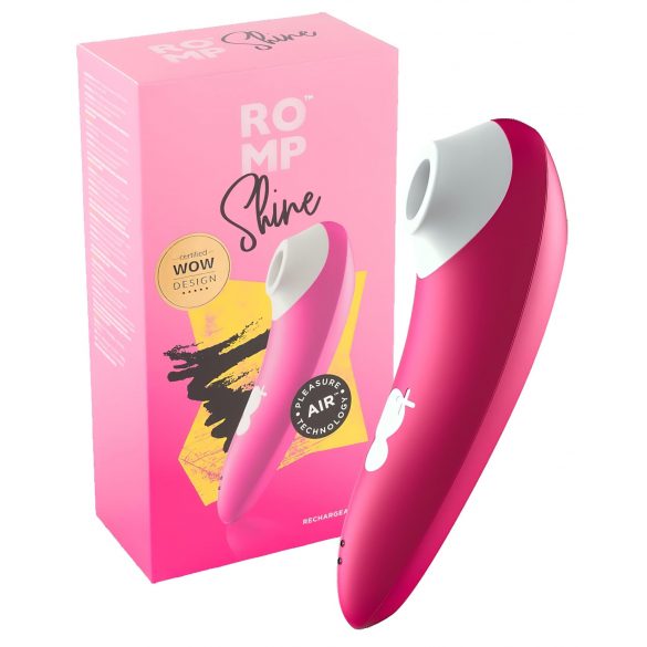 ROMP Shine - waterdichte luchtdruk clitoris stimulator (roze)