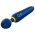 ROMP Flip Wand - Oplaadbare, waterdichte vibrator (blauw)