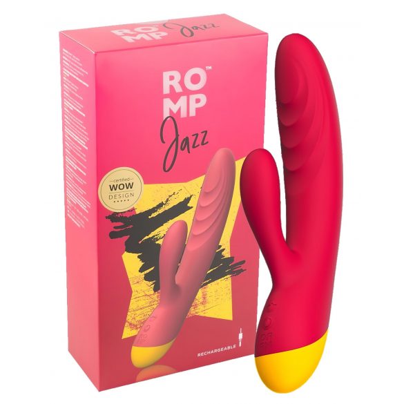 ROMP Jazz - Waterdichte roze G-spot vibrator met clitorisstimulatie