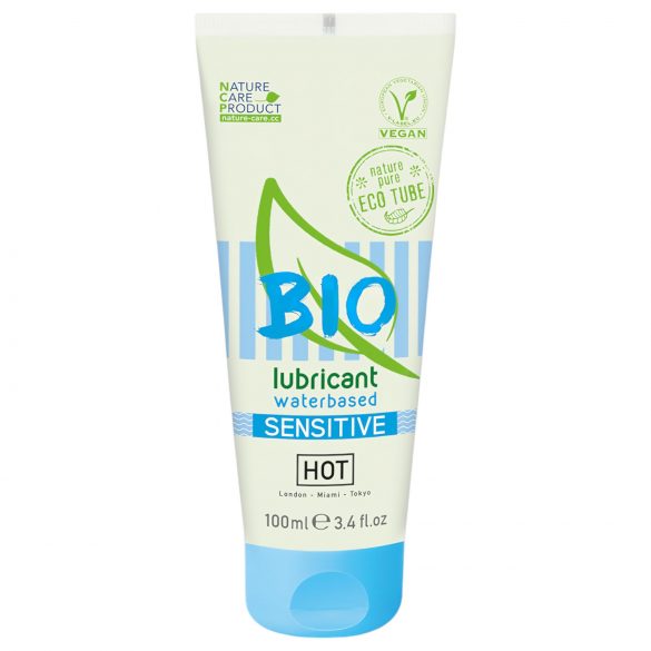 HOT Bio Sensitive - vegan waterbasis glijmiddel (100ml)