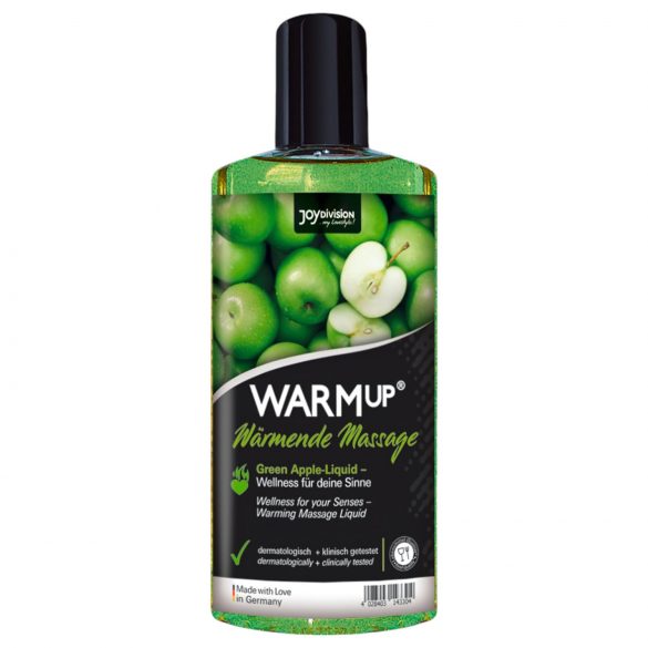 JoyDivision WARMup - verwarmende massageolie - groene appel (150ml)