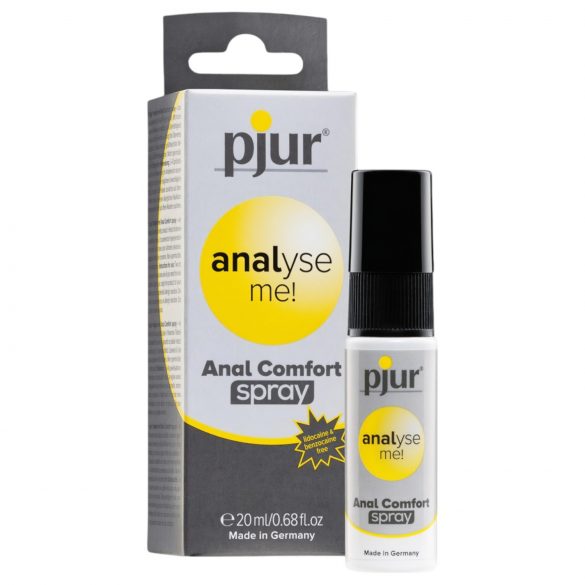 pjur analise me! - verzorgende anale glijmiddel spray (20ml)