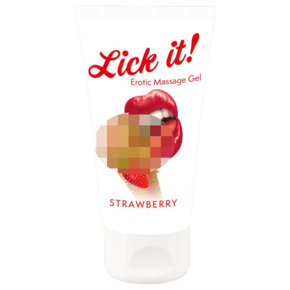 Lick it! - 2in1 eetbare glijmiddel - aardbei (50ml)