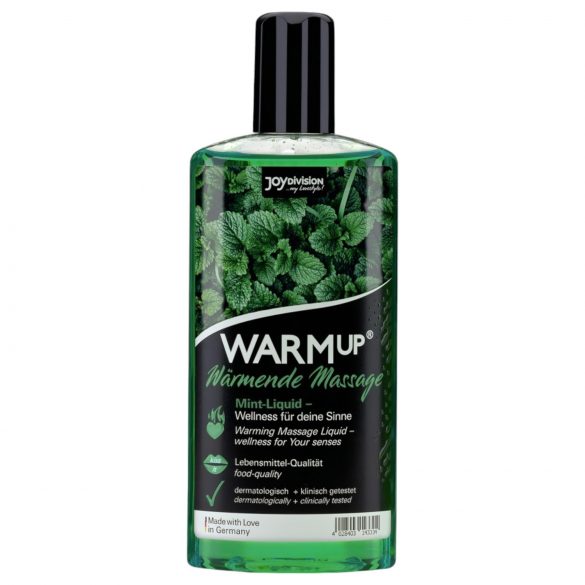 JoyDivision WARMup - Verwarmende Munt Massageolie (150ml)