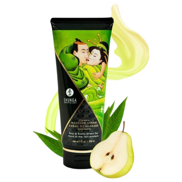 Shunga massagecrème - peer (200ml)