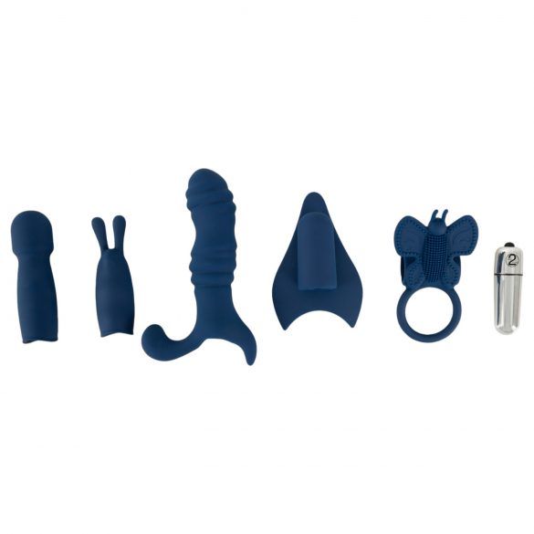 Magische Rilling - vibrator set (blauw)