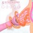 Sunfo - Tepel en G-spot vibrator (roze)