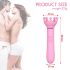 Sunfo - Tepel en G-spot vibrator (roze)