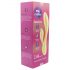 LP Jessica - slimme, waterdichte vibrator met clitorisstimulator (pastelgeel)