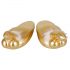 Gouden slippers - met penisontwerp