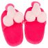 Roze pluche pantoffels - penisvorm