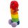 Regenboog Pluche Lollie - 30 cm