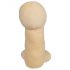 Knuffel dildo - 30 cm (natuurlijk)