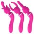 Lonely - 2in1 roze massagestick en G-spot vibrator