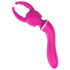 Lonely - 2in1 roze massagestick en G-spot vibrator