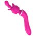 Lonely - 2in1 roze massagestick en G-spot vibrator