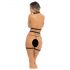 Rene Rofe Rassel Tassle - Lichaamsketen met slip (zwart) - S-L