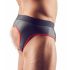 Svenjoyment - open jock slip (zwart-rood) - XL