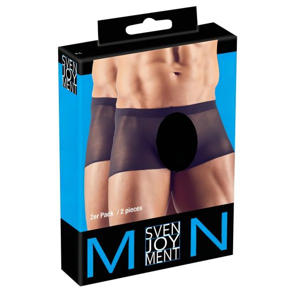 Svenjoyment - transparant boxerset - zwart (2-delig) S-L