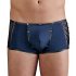 NEK - zwarte boxershort met netstof en blauwe veters