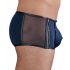 NEK - zwarte boxershort met netstof en blauwe veters