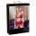 Abierta Fina - Glanzend kettinglingerie set (rood)