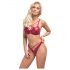 Cottelli Party - Glanzend Beha Set (Rood) - 80B/M