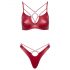 Cottelli Party - Glanzend Beha Set (Rood) - 80B/M