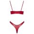 Cottelli Party - Glanzend Beha Set (Rood) - 80B/M