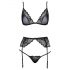 Kissable - lingerieset (zwart)