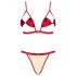 Obsessive Rubinesa - pikante lingerie set (rood)